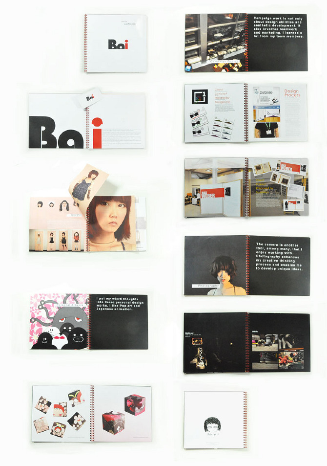 personal portfolio book and business card design a portfolio site